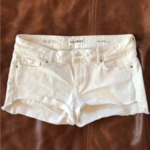 DL1961 White Cutoff Shorts, 26